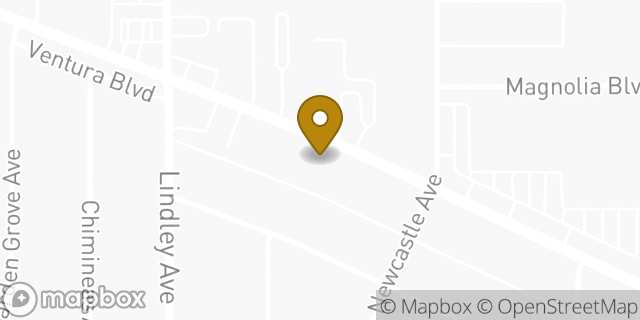 Map showing the location of Amazon Locker - Eleventh in Encino, CA 91316