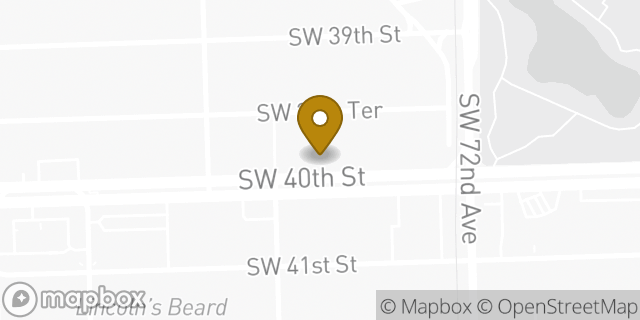 Map showing the location of Enterprise Rent-A-Car in Miami, FL 33155