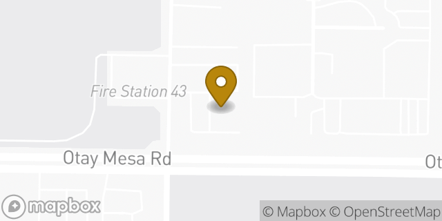 Map showing the location of Amazon Locker - Steffel in San Diego, CA 92154