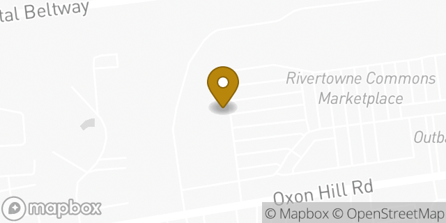 Map showing the location of Subway in Oxon Hill, MD 20745