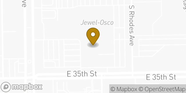 Map showing the location of Amazon Locker - Sandman in Chicago, IL 60616