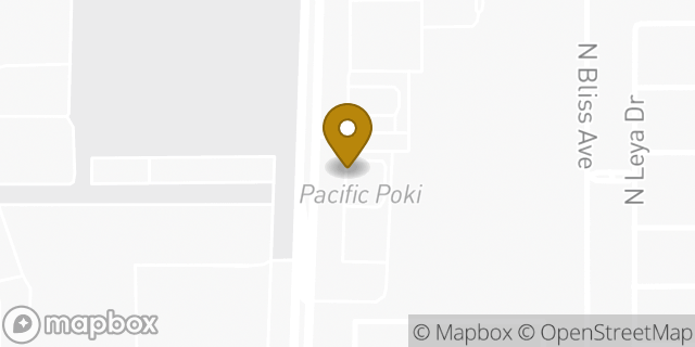 Map showing the location of Starbucks in Fresno, CA 93727