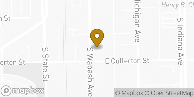 Map showing the location of Clark Street CrossFit in Chicago, IL