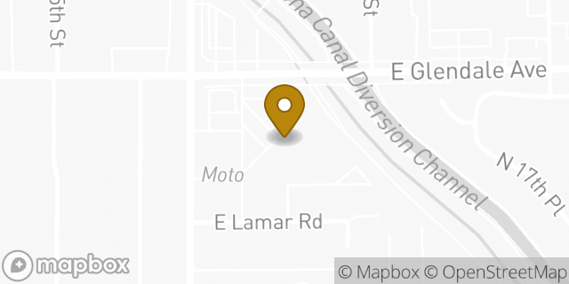Map showing the location of Amazon Locker - Gasket in Phoenix, AZ 85020