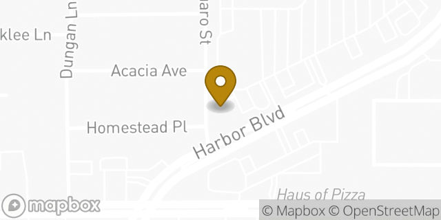 Map showing the location of The UPS Store in Garden Grove, CA 92840