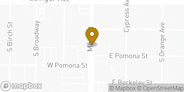 Map showing the location of Santa Ana - South Main Street HLE in Santa Ana, CA 92707