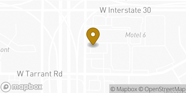 Map showing the location of Whataburger in Grand Prairie, TX 75050