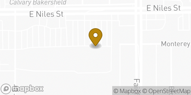 Map showing the location of Coinme in Bakersfield, CA 93306
