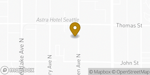 Map showing the location of Amazon Locker - Arizona in Seattle, WA 98109