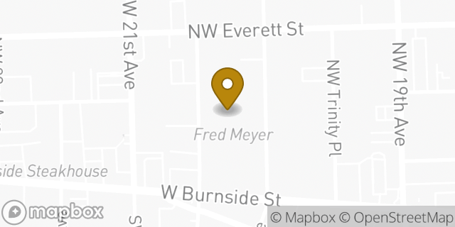 Map showing the location of Fred Meyer in Portland, OR 97209