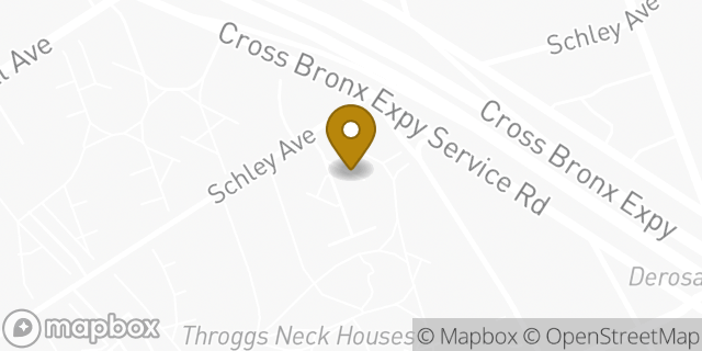Map showing the location of Amazon Locker - Madra in Bronx, NY 10465