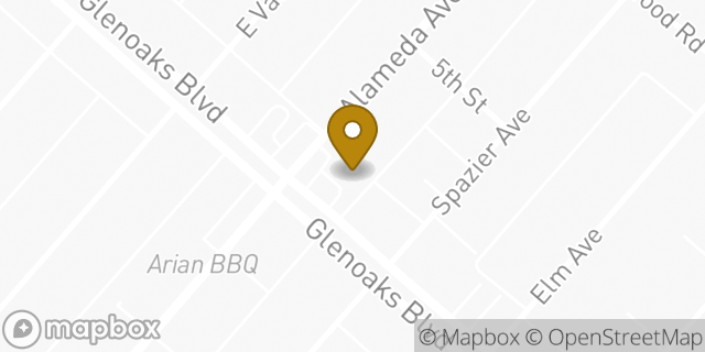 Map showing the location of ATM 7ELEVEN-FCTI in Glendale, CA 91201