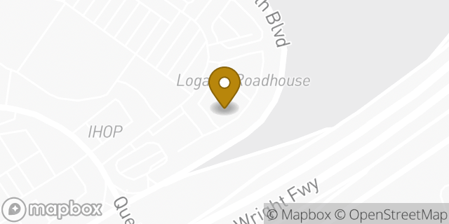 Map showing the location of Buffalo Wild Wings in Fort Worth, TX 76135