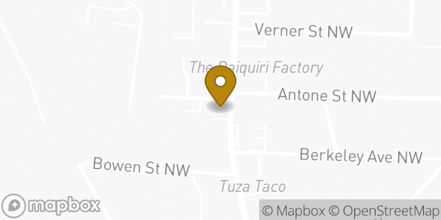 Map showing the location of Enterprise Rent-A-Car in Atlanta, GA 30318