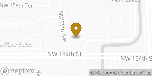 Map showing the location of Chase Bank in Miami Lakes, FL 33016