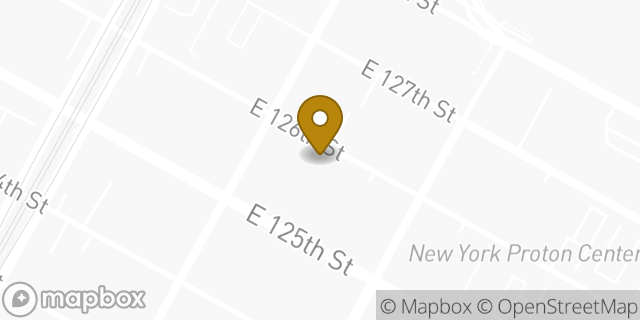 Map showing the location of Enterprise Rent-A-Car in New York, NY 10035
