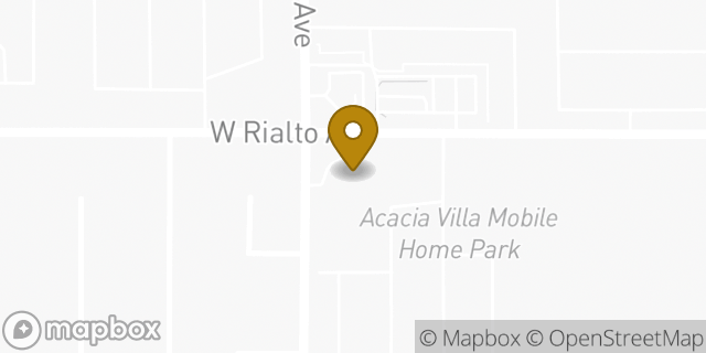 Map showing the location of Amazon Locker - Kingfish in Rialto, CA 92376