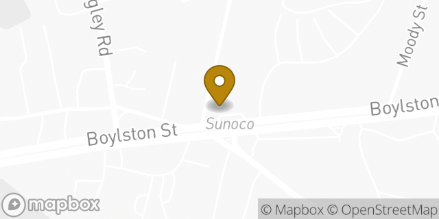 Map showing the location of ATM 7ELEVEN-FCTI in Newton Center, MA