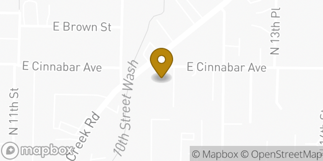 Map showing the location of Life Storage in Phoenix, AZ 85020