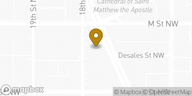 Map showing the location of Subway in Washington, DC 20036