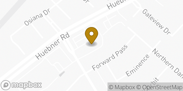 Map showing the location of Amazon Locker - Benicia in San Antonio, TX 78248