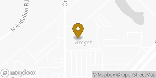 Map showing the location of ATM Kroger in Indianapolis, IN 46220