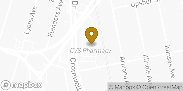 Map showing the location of ATM CVS in Norfolk, VA
