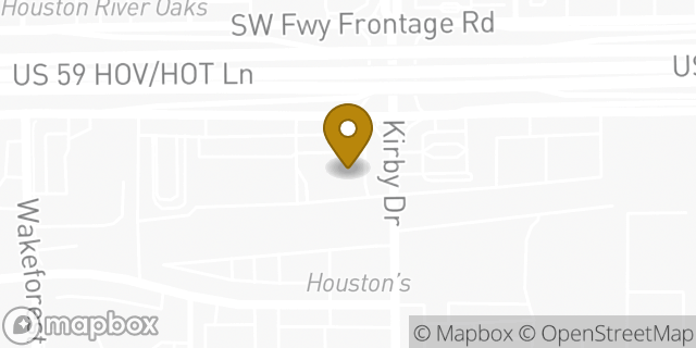 Map showing the location of CVS Beauty in Houston, TX 77098