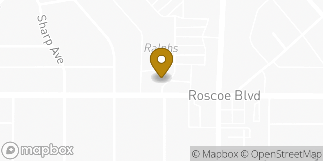 Map showing the location of The UPS Store in Sun Valley, CA 91352