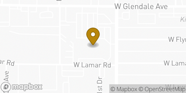 Map showing the location of Planet Fitness in Glendale, AZ 85301