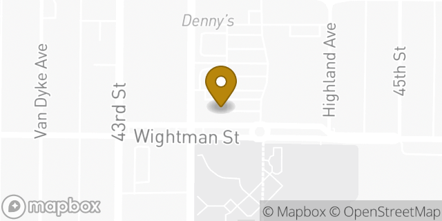 Map showing the location of Subway in San Diego, CA 92105