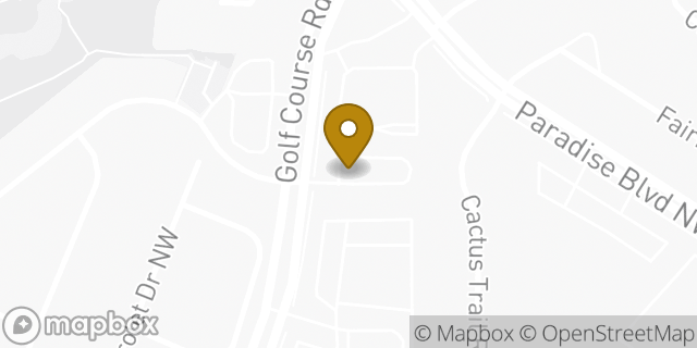 Map showing the location of Sonic Drive In in Albuquerque, NM 87114