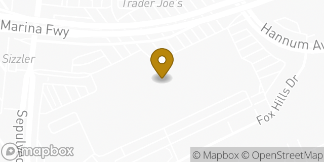 Map showing the location of Foot Locker in Culver City, CA 90230
