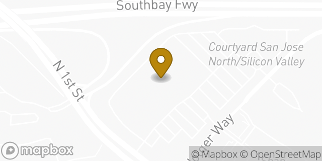 Map showing the location of CVS Pharmacy in San Jose, CA 95134