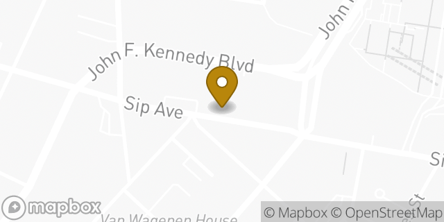 Map showing the location of The Church of Jesus Christ of Latter-day Saints in Jersey City, NJ 07306