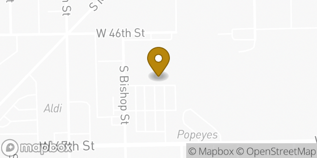 Map showing the location of Marshalls in Chicago, IL 60609