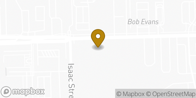 Map showing the location of Starbucks in Oregon, OH 43616