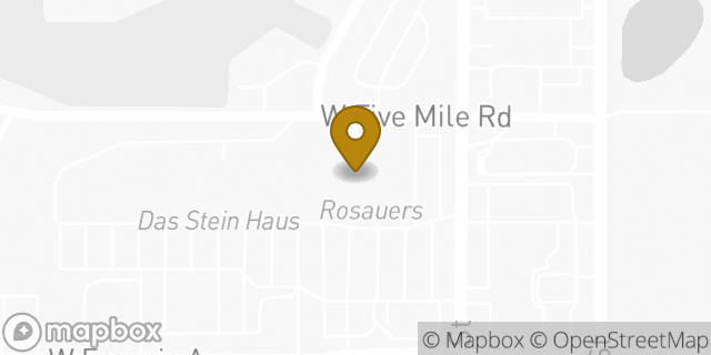 Map showing the location of Coinme in Spokane, WA 99205