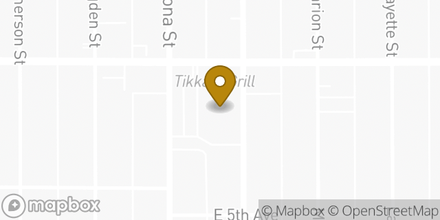 Map showing the location of Coinme in Denver, CO 80218