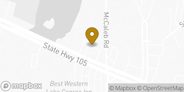 Map showing the location of Amazon Locker - Hayfield in Montgomery, TX 77356