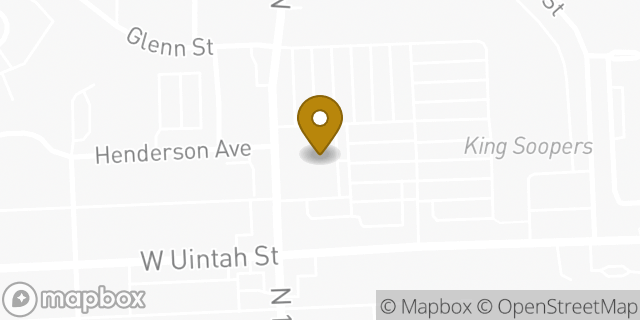 Map showing the location of ATM Walgreens in Colorado Springs, CO