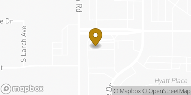 Map showing the location of Starbucks in Sioux Falls, SD 57106