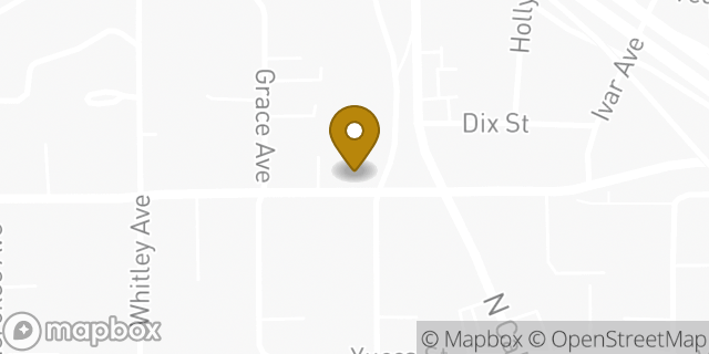Map showing the location of The UPS Store in Los Angeles, CA 90068