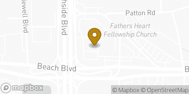 Map showing the location of Amazon Locker - Maristella in Jacksonville, FL 32246