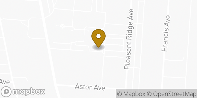 Map showing the location of Amazon Locker - Tender in Bexley, OH 43209
