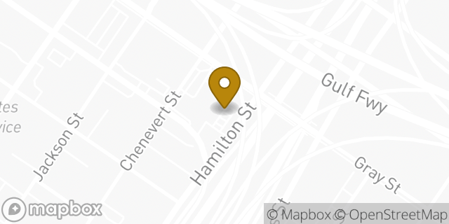 Map showing the location of Amazon Locker - Headache in Houston, TX 77003