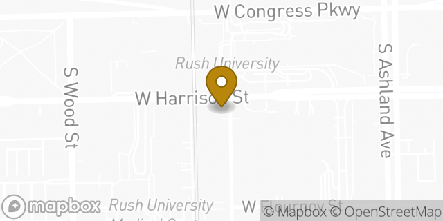 Map showing the location of Starbucks in Chicago, IL 60612