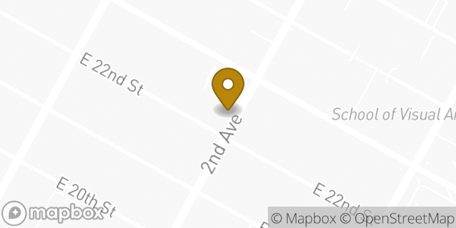 Map showing the location of The UPS Store in New York, NY 10010
