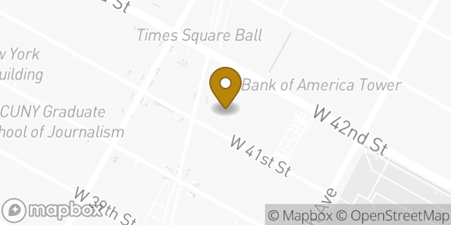 Map showing the location of Kids Foot Locker in New York, NY 10036