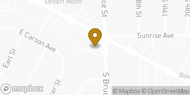 Map showing the location of Amazon Locker - Bronze in Las Vegas, NV 89101